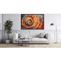 Canvas Wall Art - African Melodies By Vibrant Rhythms Abstract - A1568