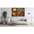 Canvas Wall Art - Tribal Essence By Chromatic Wilderness Abstract - A1572