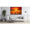 Canvas Wall Art - Colors Africby Chromatic Expressions Vib 68c3a645 - A1579