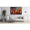 Canvas Wall Art - Resilient Spirits By Abstract Expressions Acrylic  - A1645