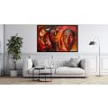Canvas Wall Art - Resilient Spirits By Abstract Expressions Acrylic  - A1647