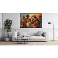 Canvas Wall Art - Harmony Motion By Abstract Melodies Acrylic  - A1670