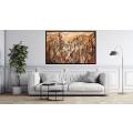 Canvas Wall Art - Abstract Piece Symbolizes Tight Knit Bond - A1207