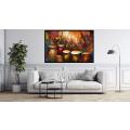 Canvas Wall Art - Cultural Rhapsody By Abstract Serenades Captivating  - A1690
