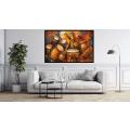 Canvas Wall Art - Cultural Rhapsody By Abstract Serenades Captivating  - A1691