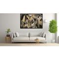 Canvas Wall Art - Abstract Forms Muted Colors Evoke Dance - A1255