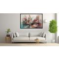 Canvas Wall Art - Abstract Composition Captures Dreamlike  - A1278