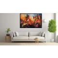 Canvas Wall Art - Abstract Composition Is Visual Symphony  - A1290