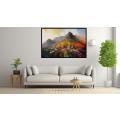 Canvas Wall Art - Abstract Artwork Captures Majestic Allure  - A1300