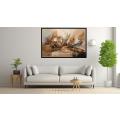 Canvas Wall Art - Abstract Composition Painting - A1327