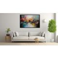 Canvas Wall Art - Colourful river water - A1003