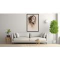 Canvas Wall Art - Light Sketch Captures Essence Woman  - A1521