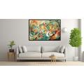 Canvas Wall Art - Abstract Depictions Natural Elements - A1096