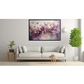 Canvas Wall Art - Delicate Petals Soft Pinks Purples Dance - A1101