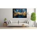 Canvas Wall Art - Golden Whispers Is Visually Arresting Abstract - A1180