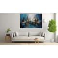 Canvas Wall Art - Golden Melody Is Visually Stunning Abstract - A1183