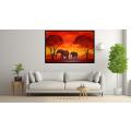 Canvas Wall Art - Sunset Serenade By Chromatic Wildlife Captive - A1548