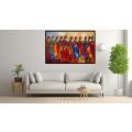 Canvas Wall Art - Rhythm Maasai By Chromatic Wildness Cb61694fd - A1560