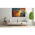 Canvas Wall Art - African Melodies By Vibrant Rhythms Abstract - A1567