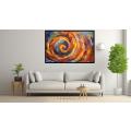 Canvas Wall Art - African Melodies By Vibrant Rhythms Abstract - A1568