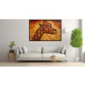 Canvas Wall Art - African Mosaic By Abstract Harmony Abstract - A1583