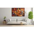 Canvas Wall Art - Transcending Borders By Abstract Expressions  - A1617
