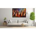 Canvas Wall Art - Resilient Spirits By Abstract Expressions Acrylic  - A1645