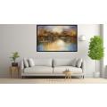 Canvas Wall Art - Lakeside Reflections By Chromatic Expressions  - A1650