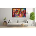 Canvas Wall Art - Melodic Harmony By Chromatic Expressions Captivating  - A1651