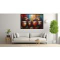 Canvas Wall Art - Melodies Djembe By Vibrant Serenades  - A1666