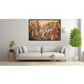 Canvas Wall Art - Abstract Piece Symbolizes Tight Knit Bond - A1207