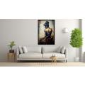 Canvas Wall Art - Beatiful Woman Sitting.  - A1705