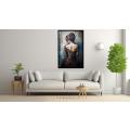 Canvas Wall Art - Beatiful Woman Sitting.  - A1706