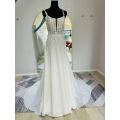 (Rental) Millicent, A-Line lace bodice wedding dress.
