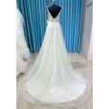 (Rental) Lindy, Empire lace detail bodice tulle wedding dress.