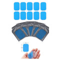 10x Replacement Gel Pads for EMS Muscle Stimulator (Abs & Arms)