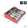 CITRONIC - CSM-4 MUSIC MIXER WITH BT/USB/MP3