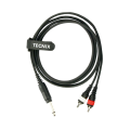 Tecnix  1/4" Jack Male  to Dual RCA Male cable -1.5m