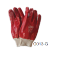 Pioneer Red Terrycloth Palm PVC Glove
