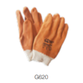 Pioneer Orange Foamed PVC Gloves