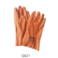 Pioneer Orange Foamed PVC Gloves