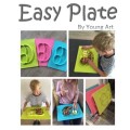 Young Art - Easy Plate - Pastel Pink