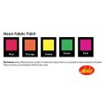 Dala - Craft Supplies - Fabric Paint - Neon Red (50ml)