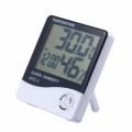 Digital Temperature & Humidity Thermometer Indoor Clock
