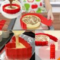 4 Piece Flexible DIY Silicone Cake Mold