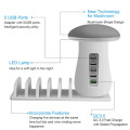 5 USB-Ports Wall Quick Charger With Qualcomm Quick Charge 3.0 Technology