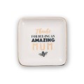 H&H Sentiments Trinket Dish - Thanks for Bee-ing an Amazing Mum
