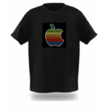 EL Panel Tshirts: Sound activated Light up Tshirt | Apple