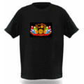 EL Panel Tshirts: Sound activated Light up Tshirt | Boombox