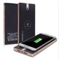 2-in-1 Wireless Smartphone Charger Qi &amp; Power bank 10 000mAh - Black